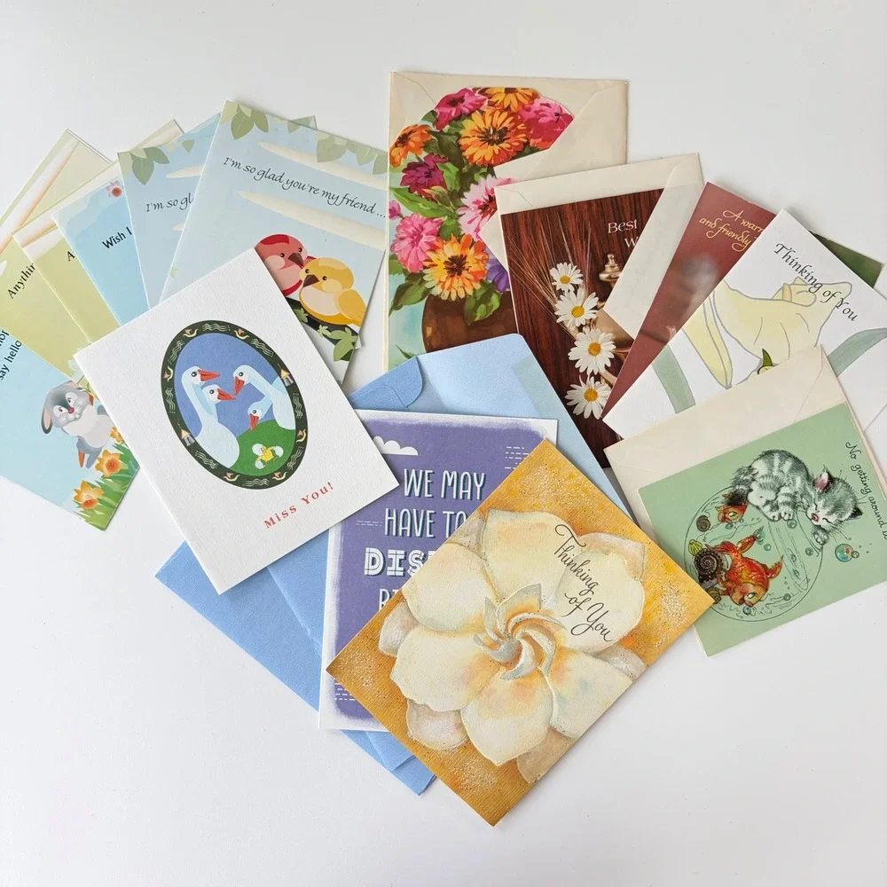 Vintage Greeting Card Lot - Over 75 Cards